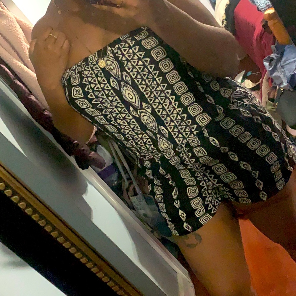 Printed Romper